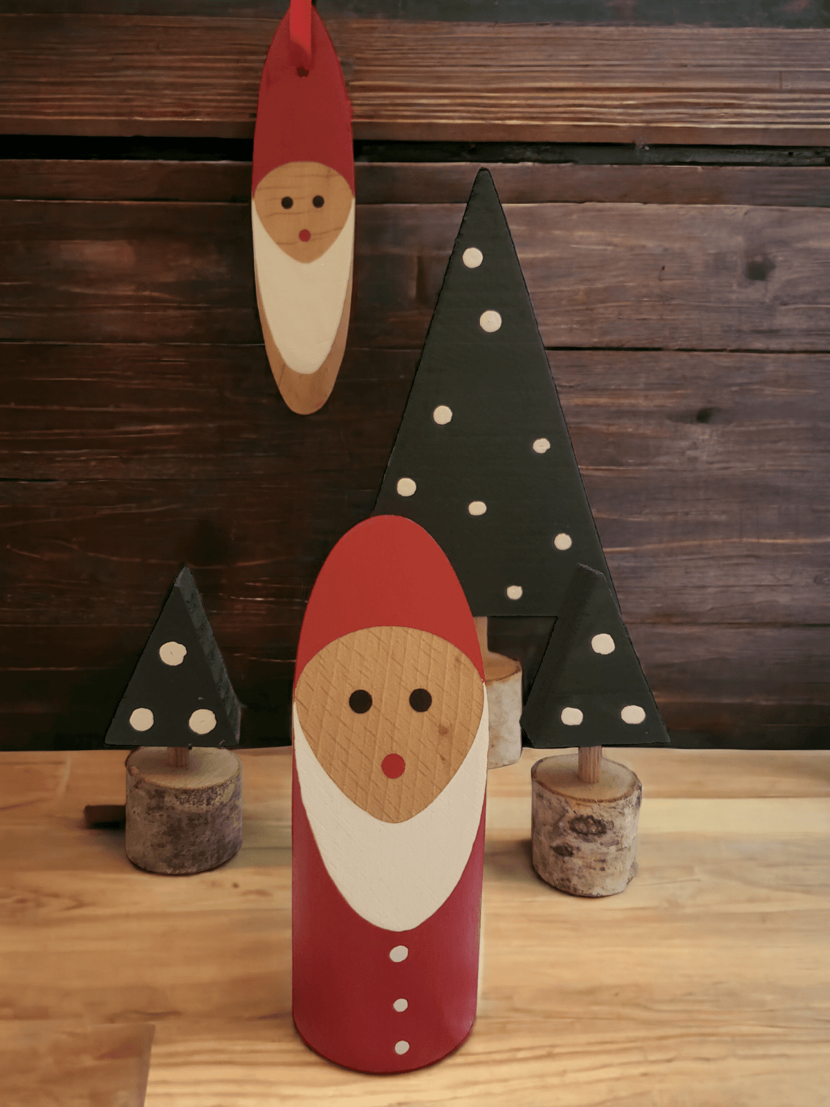 Little wooden Santa Claus - Woody Claus