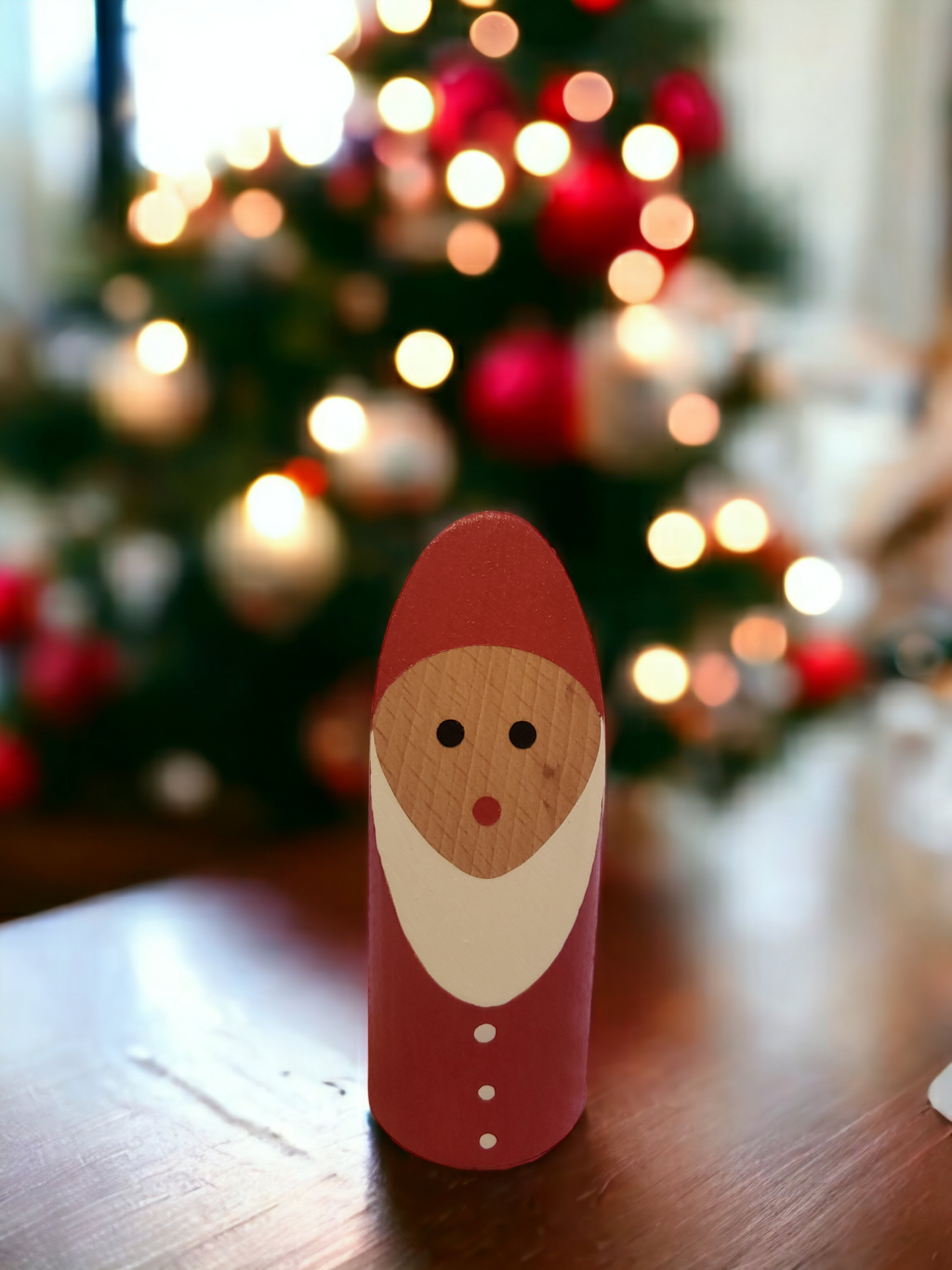 Little wooden Santa Claus